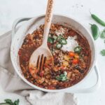 easy chili with beans pic